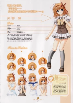 Page 28 of SHUFFLE! Visual Fan Book