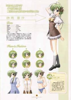 Page 38 of SHUFFLE! Visual Fan Book