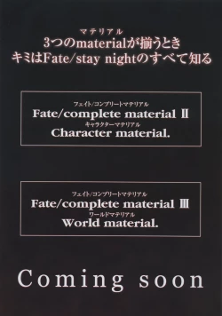 Page 272 of Fate/complete material I - Art material.