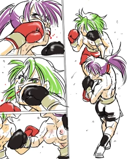 Page 8 of Girl vs Girl Boxing Match 4 by Taiji