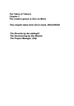 Page 1 of The Taboo of Taboo's Ch. 1