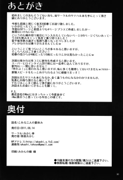 Page 29 of Toaru Futari no Natsuyasumi | A Certain Pair's Summer Vacation