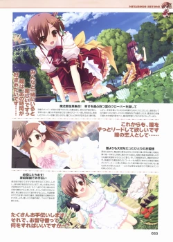 Page 33 of Kimi wo Aogi Otome wa Hime ni Visual Fan Book