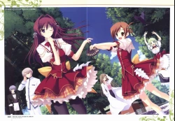 Page 83 of Kimi wo Aogi Otome wa Hime ni Visual Fan Book