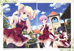 Page 86 of Kimi wo Aogi Otome wa Hime ni Visual Fan Book