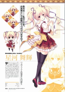 Page 8 of Kimi wo Aogi Otome wa Hime ni Visual Fan Book