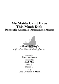 Page 21 of Orenchi no Maid-tachi ga Konna ni Futanari na Wake ga nai | My Maids Can't Have This Much Dick