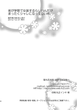 Page 21 of Otouto ga Gakusai de Josou Sururashiinda ga Mattaku Share ni natte nai Ken