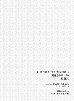 Page 25 of SECRET EXPERIMENT