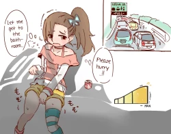 Page 64 of Hanomidori Omorashi/Desperation Collection