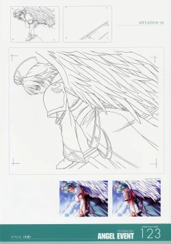 Page 123 of ANGELIUM原画集
