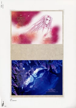 Page 136 of Yami to Boushi to Hon no Tabibito Visual Fanbook