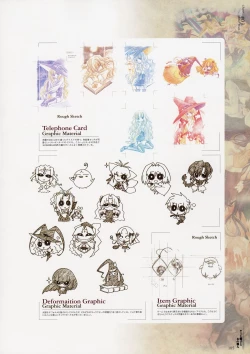 Page 180 of Yami to Boushi to Hon no Tabibito Visual Fanbook