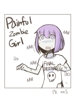 Page 1 of Painful Zombie Girl