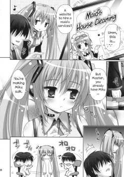 Page 4 of Miku-san ga Maid Fuku o Kite Iroiro Kirei ni Shitekureru Ohanashi.