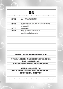 Page 21 of Watashi no Rito ga Konna ni Ecchii Wake ga Nai 2