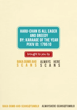 Page 35 of Haruchan is all eager and greedy♥