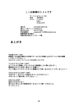 Page 29 of Koko wa Hime-sama no Toile desu