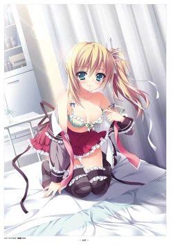 Page 101 of Shukufuku no Kane no Oto wa, Sakura-iro no Kaze to Tomo ni Visual Fanbook