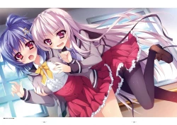 Page 104 of Shukufuku no Kane no Oto wa, Sakura-iro no Kaze to Tomo ni Visual Fanbook