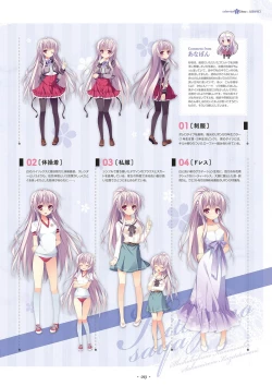 Page 15 of Shukufuku no Kane no Oto wa, Sakura-iro no Kaze to Tomo ni Visual Fanbook