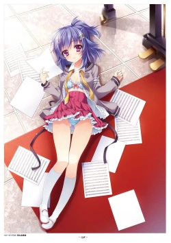 Page 99 of Shukufuku no Kane no Oto wa, Sakura-iro no Kaze to Tomo ni Visual Fanbook