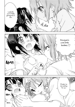 Page 21 of YURI-ON! #1 "Mesomeso Azunyan!"