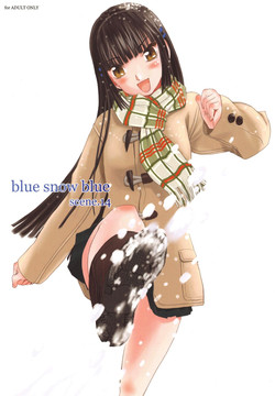 Download blue snow blue scene.14