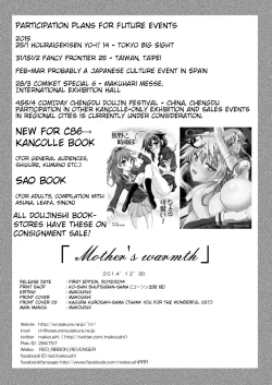 Page 22 of Mother's warmth