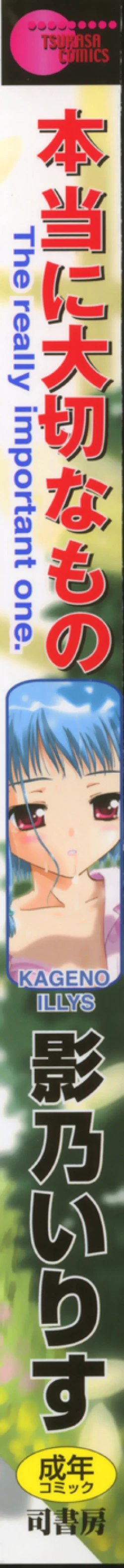 Page 2 of Hontouni Taisetsu na Mono - The really important one.