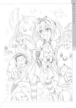 Page 129 of To LoveTrouble- Darkness Artbook Harem Gold